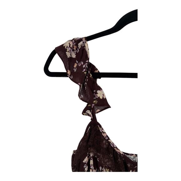 Free People bodysuit Take it away thong brown size X-Small XS - Picture 3 of 7